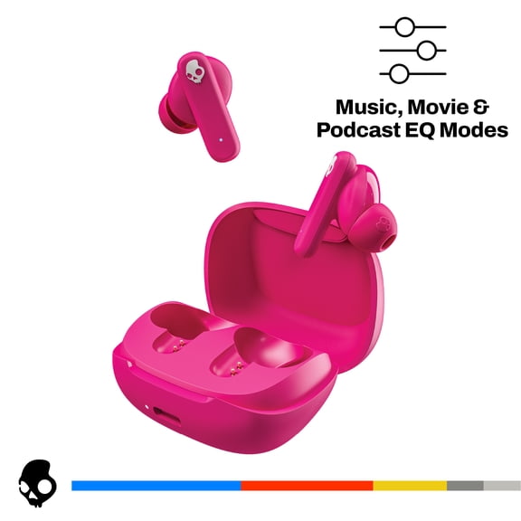 Skullcandy Smokin' Buds XT True Wireless Inner Ear Earbuds, Pink