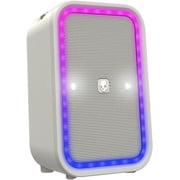 Skullcandy Stomp Bluetooth Speaker   IPX7, LED Lights & Strobe Modes, 12H Battery, Bone