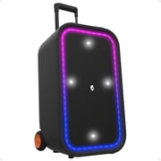 Skullcandy Stomp XXL Bluetooth Speaker, Portable, IPX7 Waterproof, 12H Battery, LED Modes, Multi-Link, Mic, Wheels & Pop-Up Handle