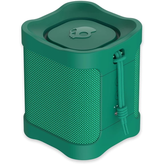 Skullcandy Terrain Mini Bluetooth Speaker, IPX7 Waterproof Portable, 14 Hour Battery, Nylon Wrist Wrap & True Stereo