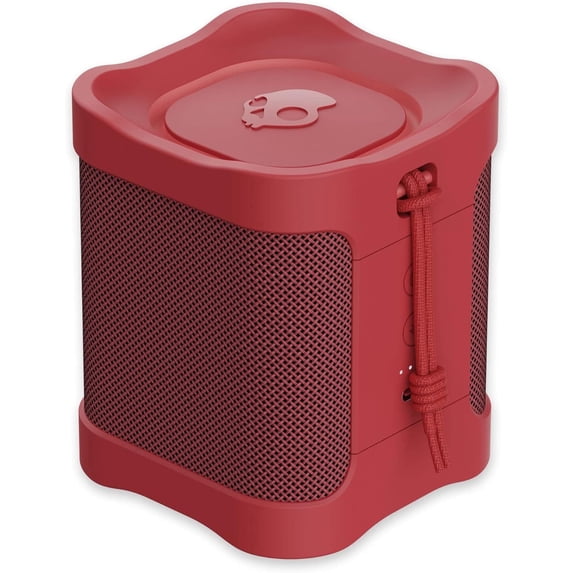 Skullcandy Terrain Mini Red Bluetooth speaker IPX7 waterproof portable with 14 hour battery and nylon wrist wrap