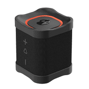 Skullcandy Terrain Mini XT Wireless Speaker, Portable, IPX7 Waterproof, 14-Hour Battery, True Wireless Stereo, Nylon Wrist Strap, Black