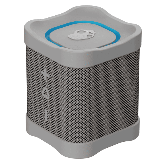 Skullcandy Terrain Mini XT Compact Tough Wireless Speaker, Light Grey