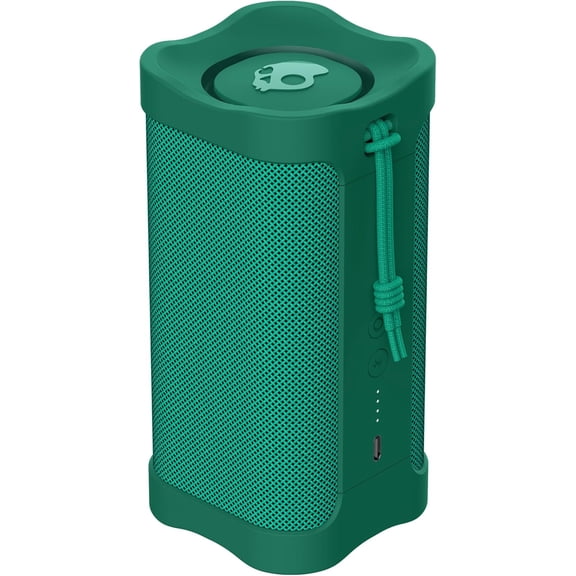 Skullcandy Terrain Bluetooth Speaker, IPX7 Waterproof Portable Speaker, 14 Hour Battery, Nylon Wrist Wrap, & True Wireless Stereo