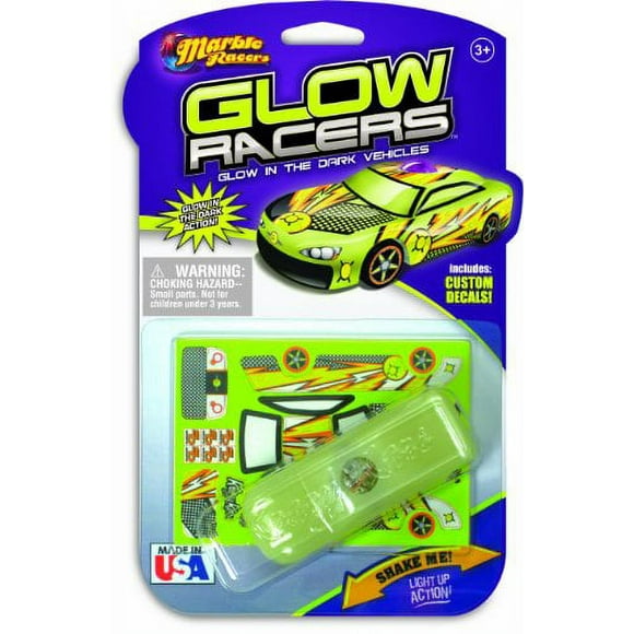 Skullduggery Krazy Kars Glow Racers Light Up Glow In The Dark Cars