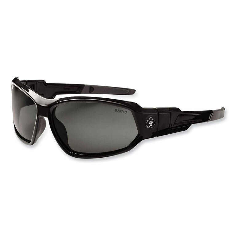 Skullerz Loki Safety Glasses/Goggles, Black Frame/Smoke Lens, Nylon/Polycarb Skullerz Loki Safety Glasses/Goggles, Black Frame/Smoke Lens, Nylon/Polycarb