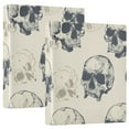 thumbnail image 1 of Skulls 3 Ring Binders 1.5 inch Hardcover File Folders with Interior Pockets A4 Size Organizer for School Office Hospital, 1 of 8