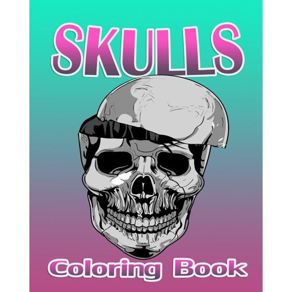 Skulls (Coloring Book) (Paperback)