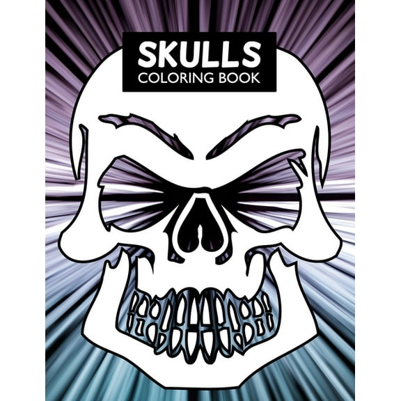Skulls Coloring Book, (Paperback)