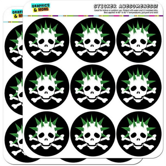 Skulls Crossbones Dad Stick Figure Family Father 18 2" Planner Calendar Scrapbooking Crafting Stickers