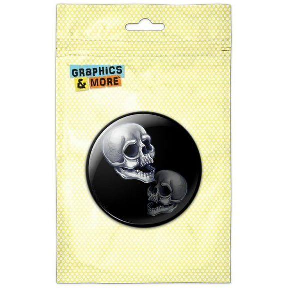 Skulls Death Pinback Button Pin Badge