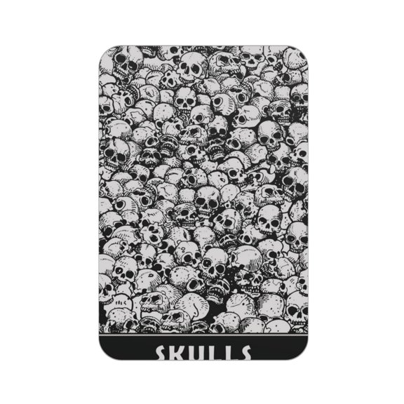 Skulls Head Gothic Skull Acrylic Fridge Magnets Decorative Refrigerator Magnets for Kitchen Office Whiteboard Locker