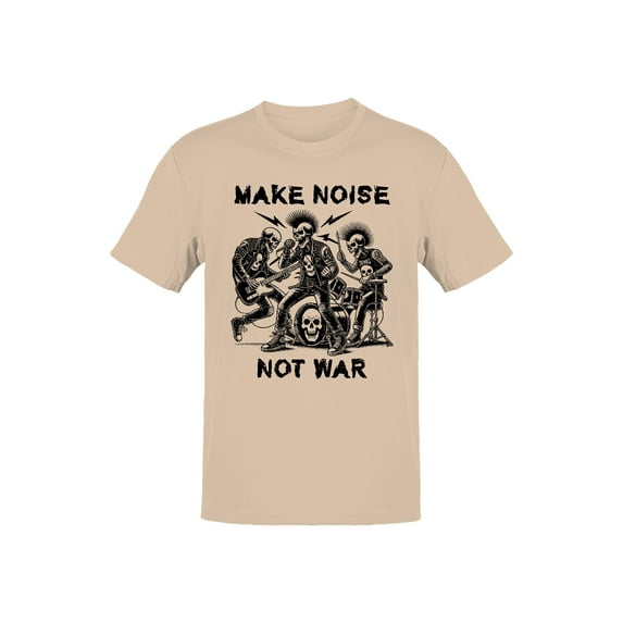 Skulls Rocking Punk Band Illustration Men's T-shirt