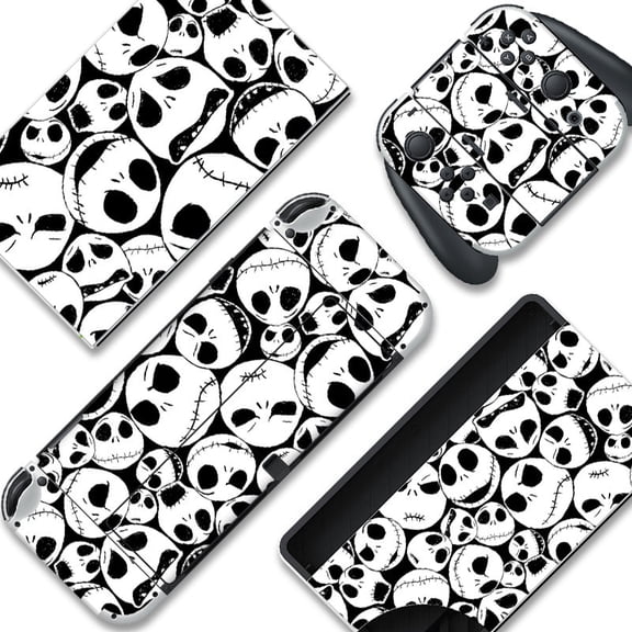 Skulls Switch Skin - Gothic Nintendo Switch Lite OLED Wrap