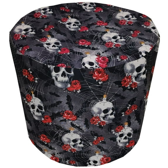 Skulls Webs & Roses Cover Compatible for Instant Pot Pressure Cooker by Penny's Needful Things (6 Quart)