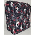 thumbnail image 1 of Skulls Webs & Roses Cover Compatible for Kitchenaid Stand Mixer by Penny's Needful Things (All Skulls Webs & Roses, 3.5 qt Artisan Mini Tilt Head), 1 of 1