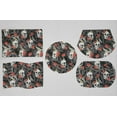 thumbnail image 1 of Skulls Webs & Roses Placemats by Penny's Needful Things (Wedge - Set of 2), 1 of 2