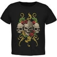 thumbnail image 1 of Skulls and Roses Toddler T Shirt Black 4T, 1 of 1