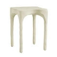thumbnail image 1 of Skully Cream Textured Side Table, 1 of 5