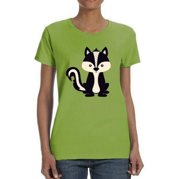 Skun With Bright Eyes T-Shirt Women -Image by Shutterstock, Female x-Large