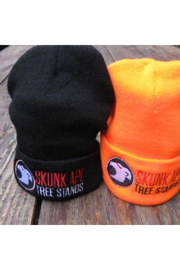Stands Logo Knit Hat, Blaze Orange