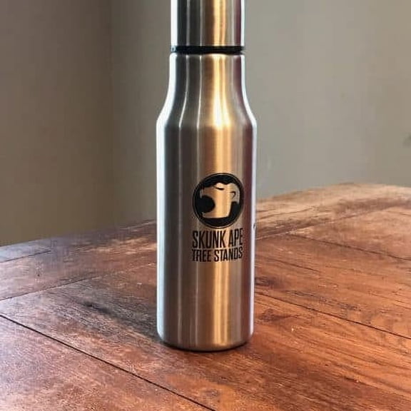 Skunk Ape Tree Stands logo water bottle