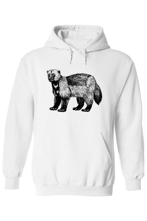 Skunk Bear Sketch Hoodie Men -Image by Shutterstock, Male Medium