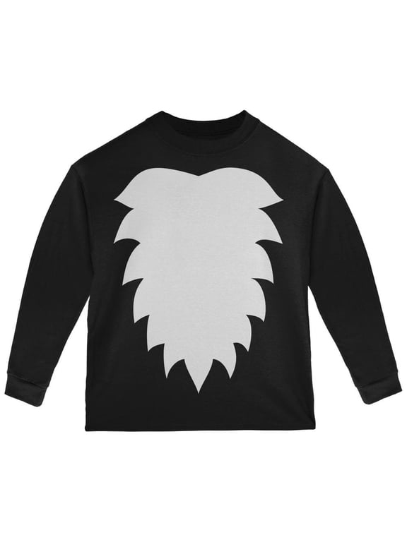 Skunk Costume Black Toddler Long Sleeve T-Shirt - 2T
