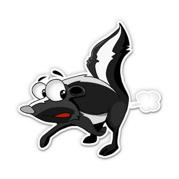 Skunk Funny - 3" Vinyl Sticker - For Car Laptop Water Bottle Phone - Waterproof Decal