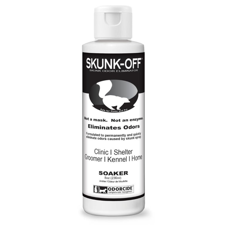 Odorcide Skunk Off Odor Remover 8oz, Pet and Household Skunk Spray
