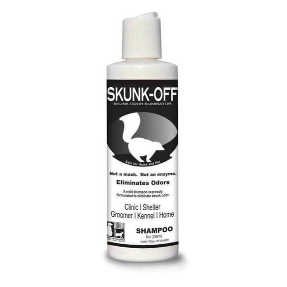 Skunk Off Shampoo Safe Gentle Pet Formula Neutralize Odors Choose 8 oz or Gallon (8 Oz)