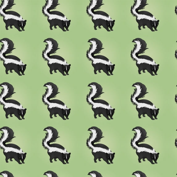 Skunk Posing Premium Roll Gift Wrap Wrapping Paper