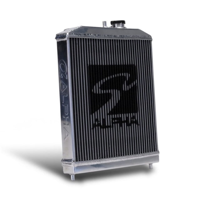 Skunk2 Alpha Series 88-91 Honda Civic/CRX Radiator (Half Size) (Dual ...