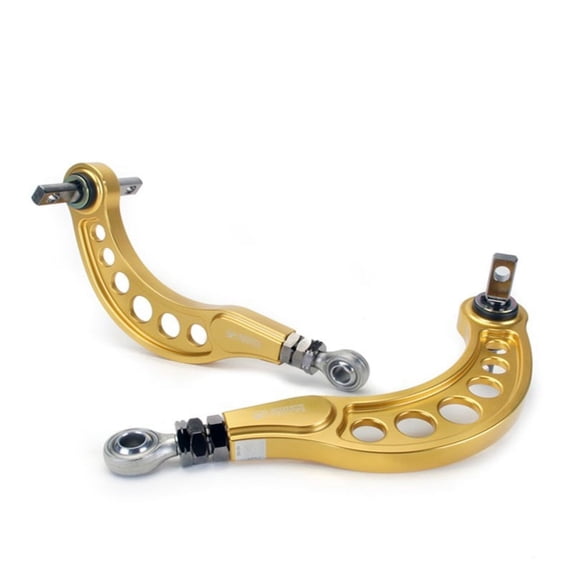 Skunk2 Pro Series 16-20 Honda Civic Gold Anodized Rear Camber Kit main image 1