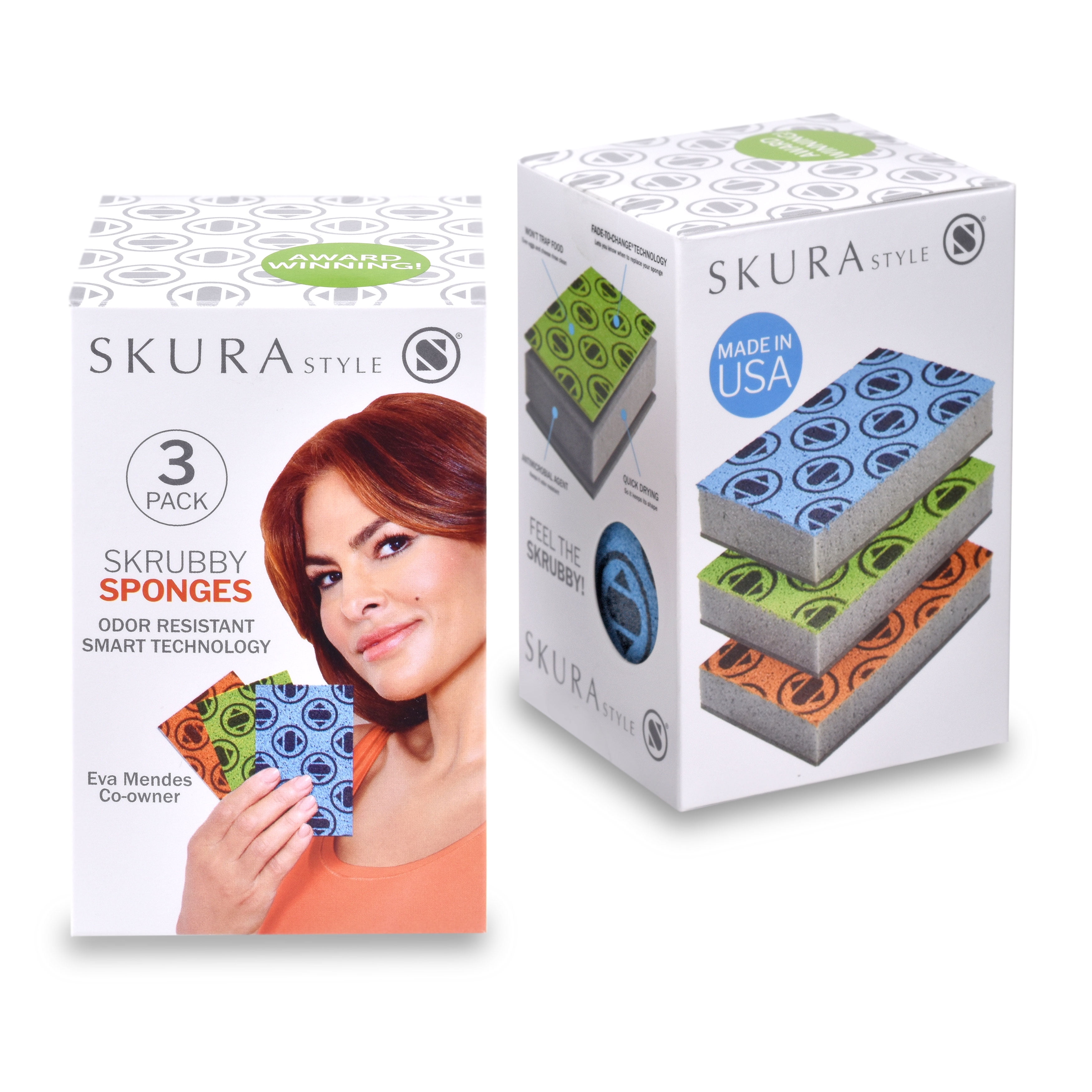Skura Style Skrubby Sponge 3-pack - Walmart.com