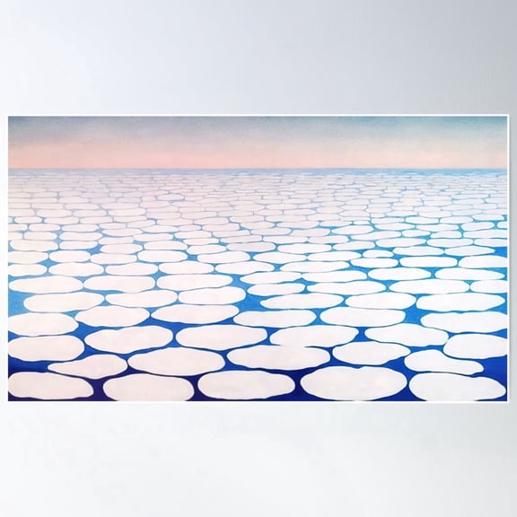 Sky Above Clouds Iii By Georgia O'Keeffe Poster Wall Art Home Decor Office Wall Art