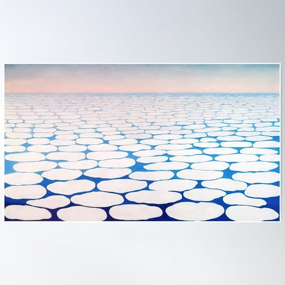 Sky Above Clouds Iii By Georgia O'Keeffe Poster Wall Art, Modern Wall Decor For Living Room Bedroom, 24x36 UNFRAMED