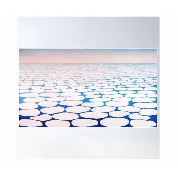 Sky Above Clouds Iii By Georgia O'Keeffe Poster Wall Art Modern Wall Decor For Living Room Bedroom