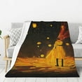 thumbnail image 1 of Sky Art Lightweight Plush Fuzzy Cozy Soft Blankets 60"X50", 1 of 5