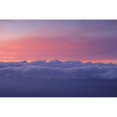 thumbnail image 1 of Sky At Sunset With Layer Of Puffy Clouds Beautiful Purple And Pink Colors Poster Print (17 x 11), 1 of 3