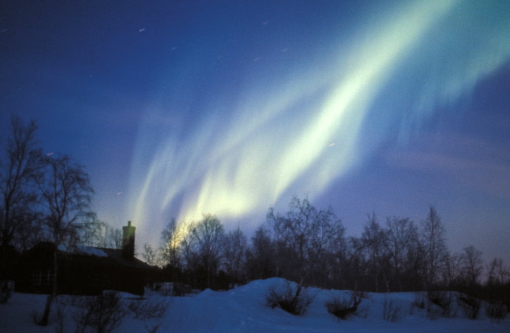 Sky Aurora Boreale Canvas Art - Panoramic Images (18 x 24)