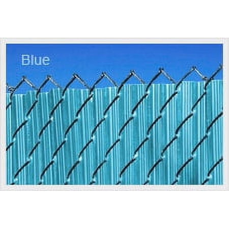 Sky Blue 8ft Ridged Slat for Chain Link Fence