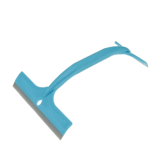 Sky Blue Car Snow Shovel Ice Scraper For Winter Deicing And Window Defrosting Soft Blade Cleaning Tool 10.24X6.18X3.5Inch