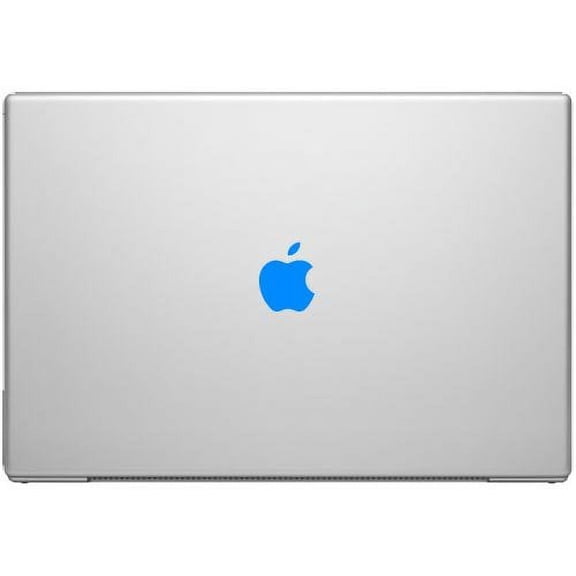 Sky Blue Color Change Apple Overlay Decal Sticker - Vinyl Decal for Macbooks