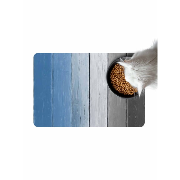 Sky Blue Doormat Non Slip Diatomaceous Earth Door Mat Absorbent Quick Dry Soft Washable Entrance Rug for Bathroom Laundry Room 24"x36"