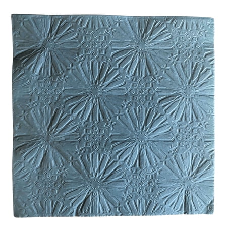 Sky Blue Embossed Dinner Napkins