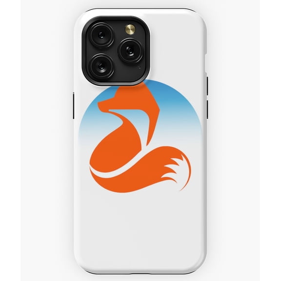 Sky Blue Fox Original Gift Animal G7624 Phone Case for iPhone17 16 15 14 13 12 11 Pro Max