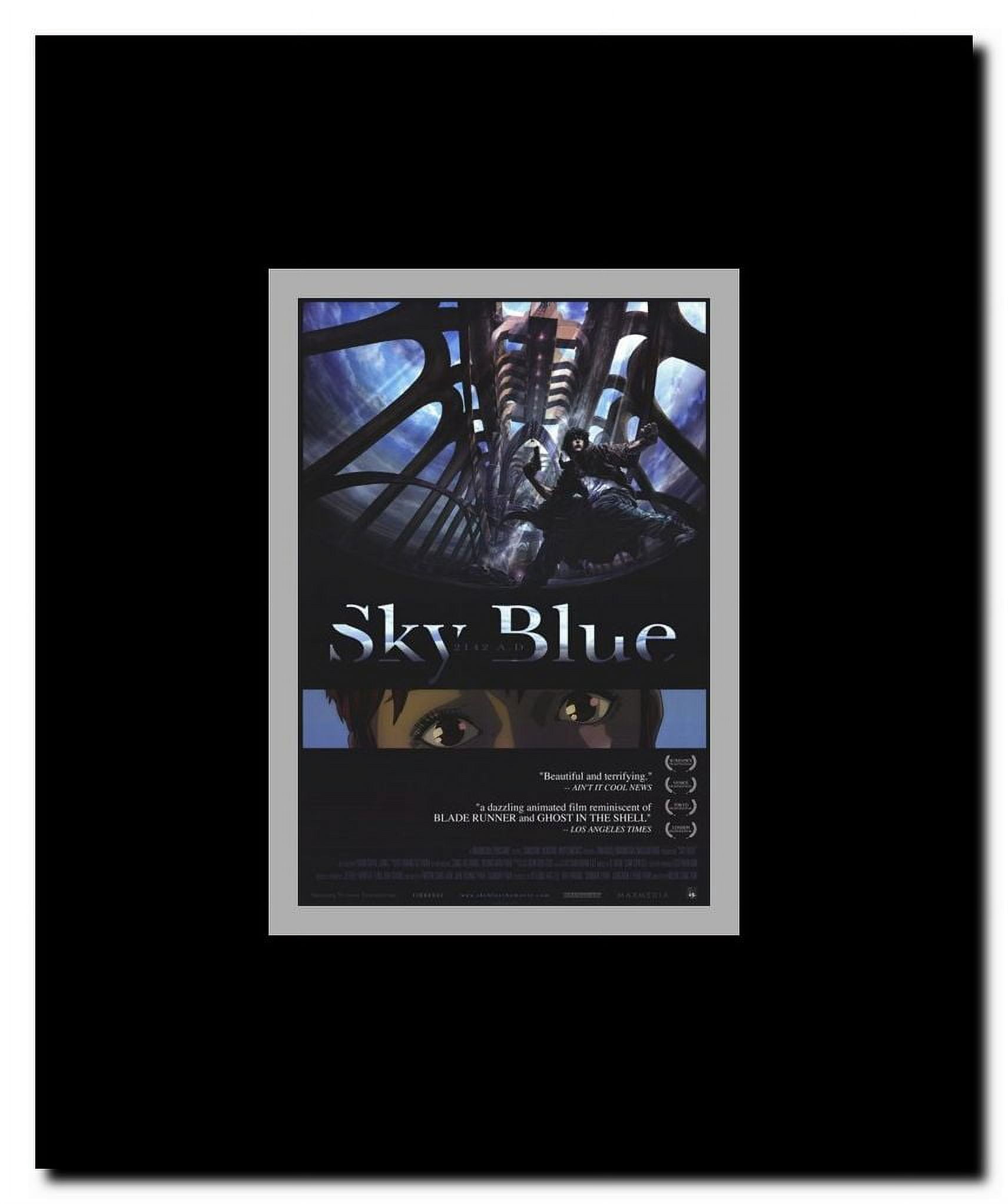 Sky Blue Framed Movie Poster
