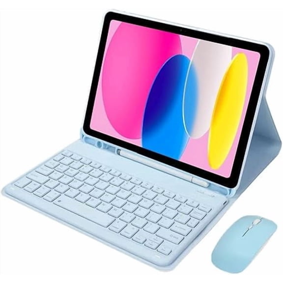 Sky Blue Keyboard Case for iPad A16 2025 / iPad 11th Gen 11 inch (A3355/A3356/A3354)