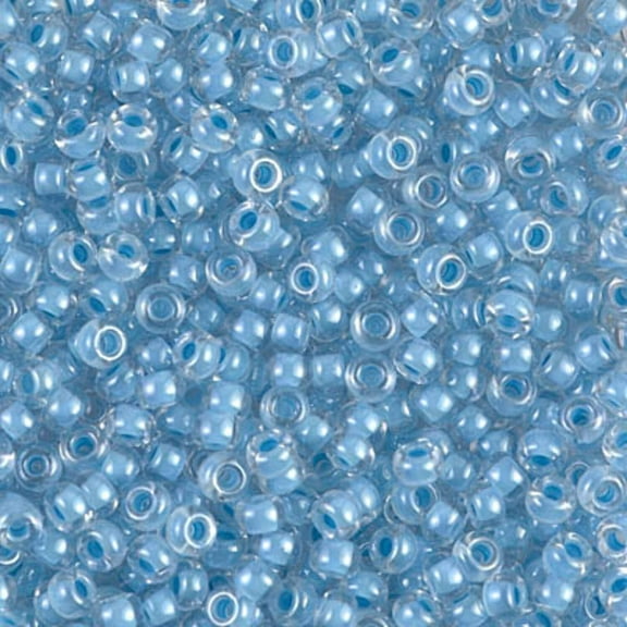 Sky Blue Lined Crystal Miyuki Seed Beads 8/0 8-9221-TB